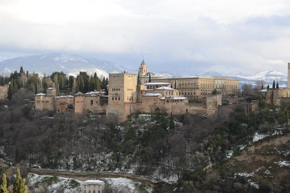 Alhambra: Nevicata a Granada