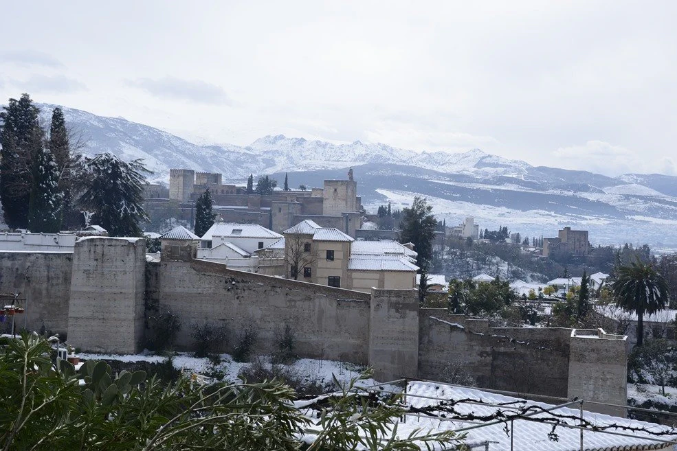 Alhambra: Nevicata a Granada