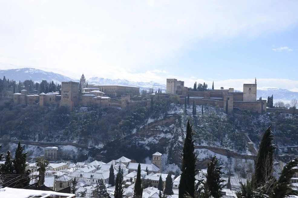 Alhambra: Nevicata a Granada