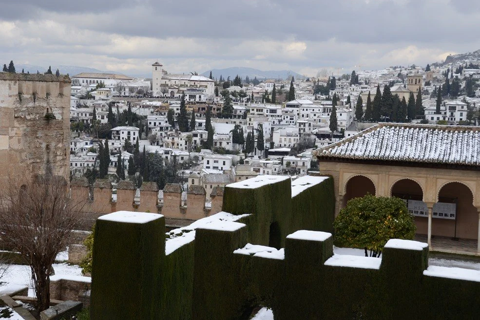 Alhambra: Nevicata a Granada