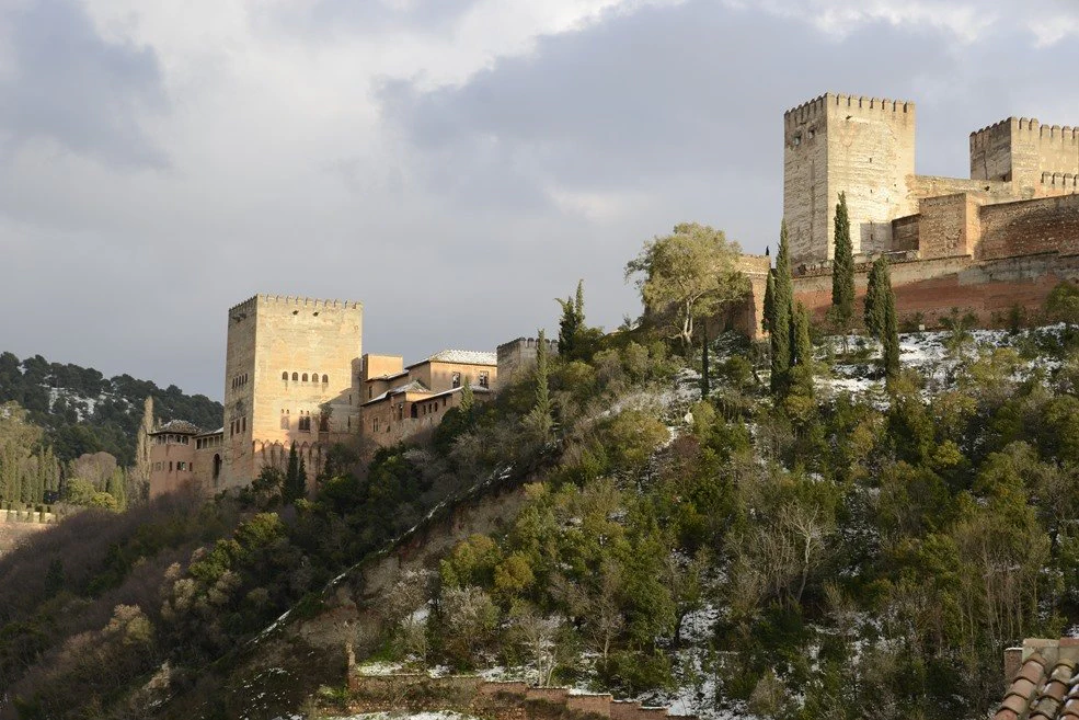 Alhambra: Nevicata a Granada