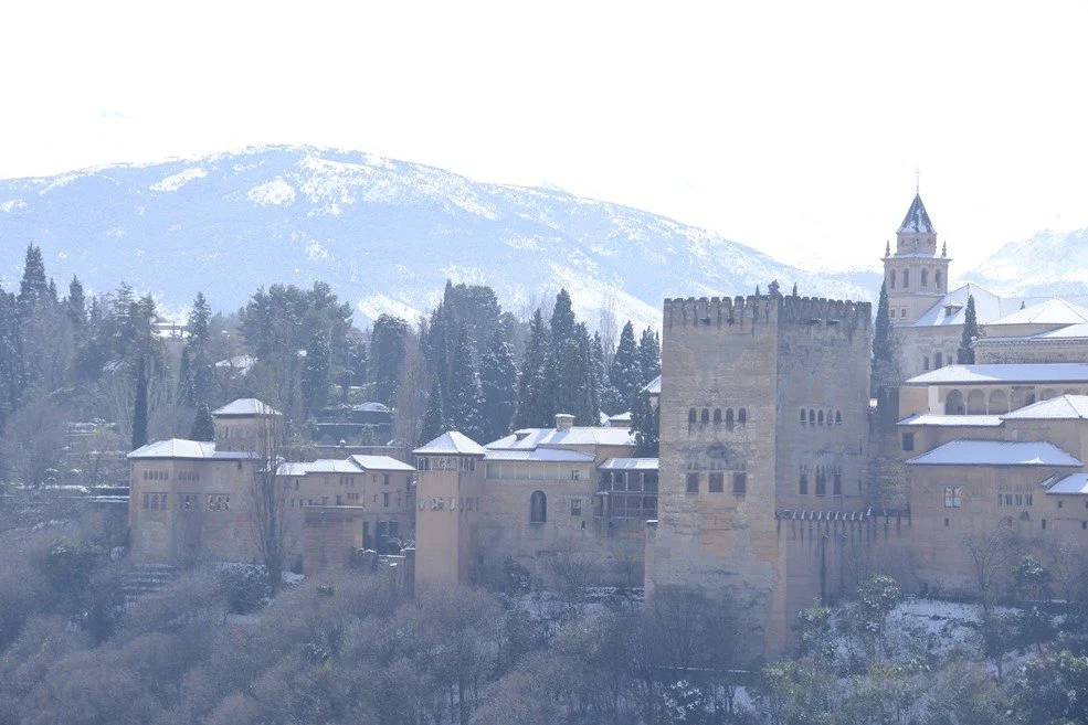 Alhambra: Nevicata a Granada