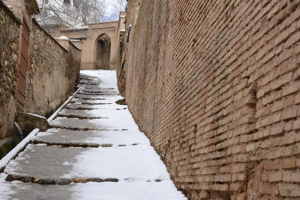 Alhambra: Nevicata a Granada