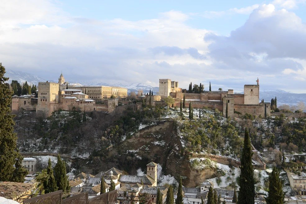 Alhambra: Nevicata a Granada