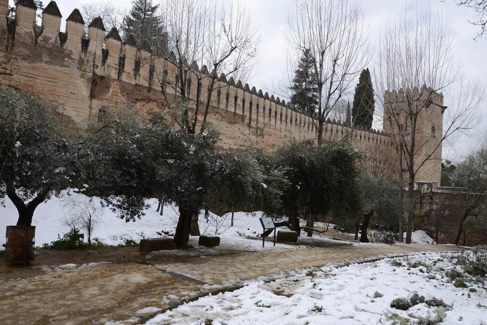 Alhambra: Nevicata a Granada