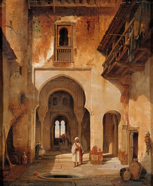 El Patronato de la Alhambra adquiere un cuadro de Bossuet por 9.000 euros - Noticias de La Alhambra - AlhambraDeGranada.org