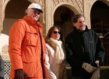 Bernard Weber (7Wonders), Maria del Mar Villafranca y Francisco Basterra (Presidente de CNN+) Bernard Weber (7Wonders), Maria del Mar Villafranca y Francisco Basterra (Presidente de CNN+)
